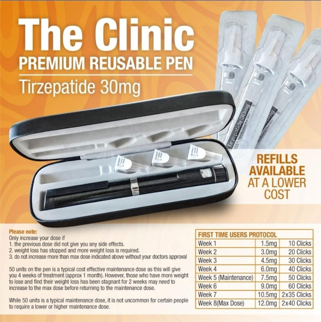 TIRZEPATIDE 30MG REUSABLE PEN KIT - THE CLINIC